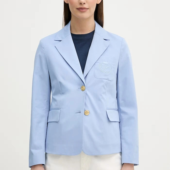 Tommy Hilfiger tek düğmeli kadın pamuklu ceket