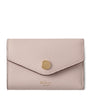 Mulberry Pink Leather Folded Wallet