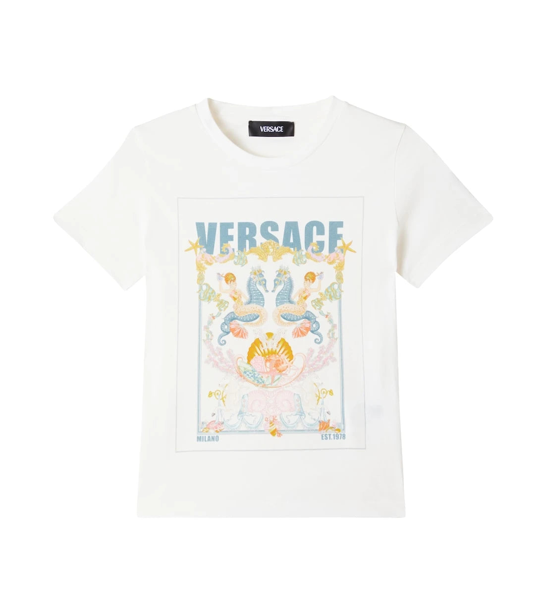Versace Kids - Printed cotton jersey T-shirt