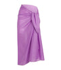 Eres Purple Cotton Cabine Sarong