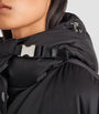 Black Hooded Re-Nylon Puffer Jacket