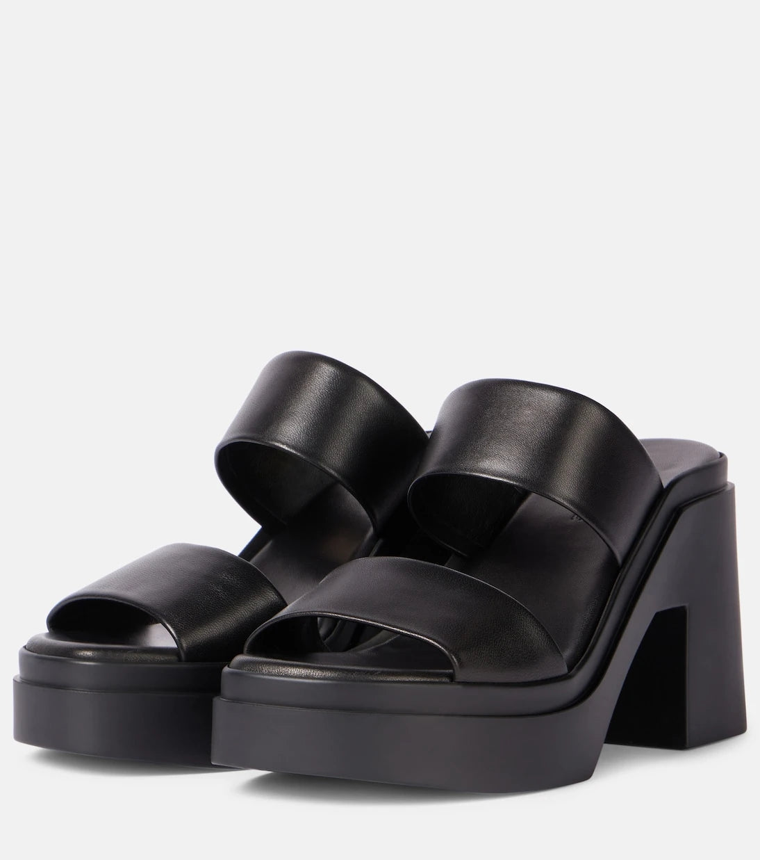 Clergerie - Next 110 leather platform mules