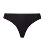 Invisible Cotton Thong BLACK