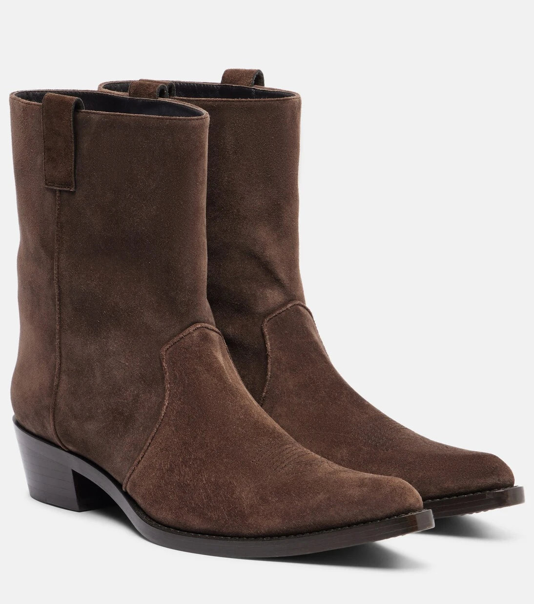 Khaite - Clive 35 suede ankle boots