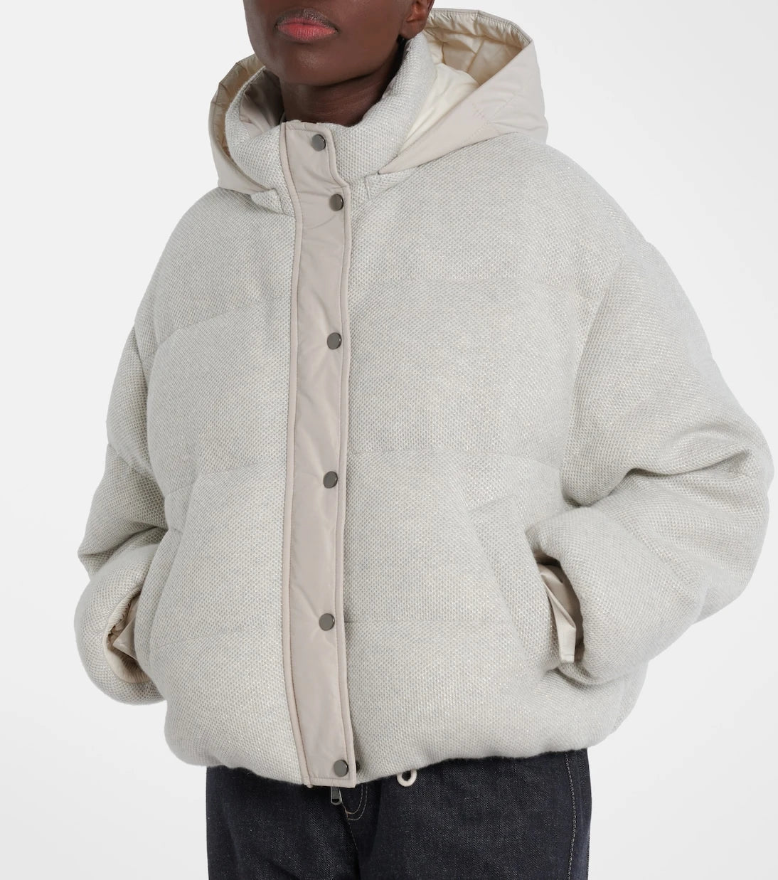 Brunello Cucinelli - Cashmere-blend down jacket