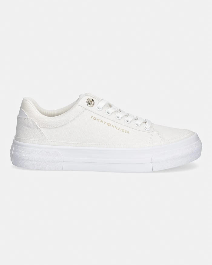 Tommy Hilfiger TH FOXING PLATFORM CANVAS kadın alçak sneaker