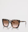 Prada Brown Square Sunglasses