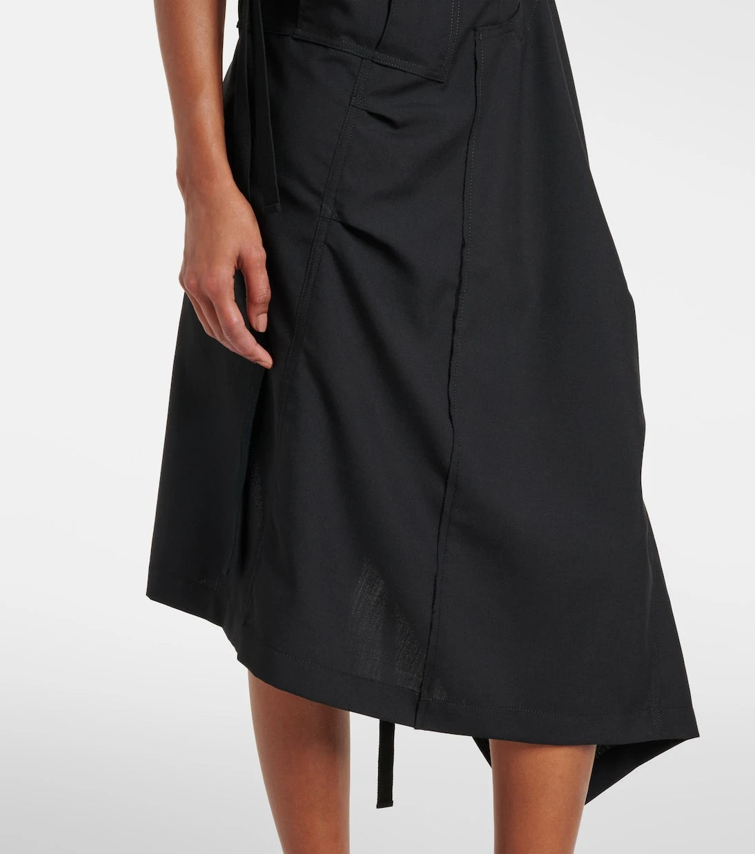 Junya Watanabe - Halterneck wool midi dress