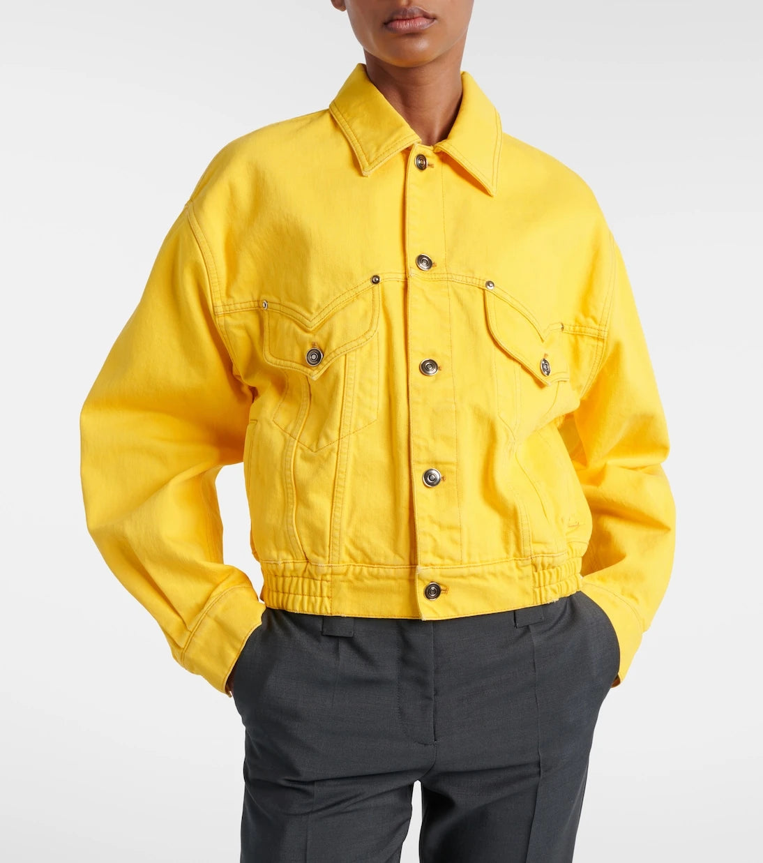 Versace - Denim blouson jacket