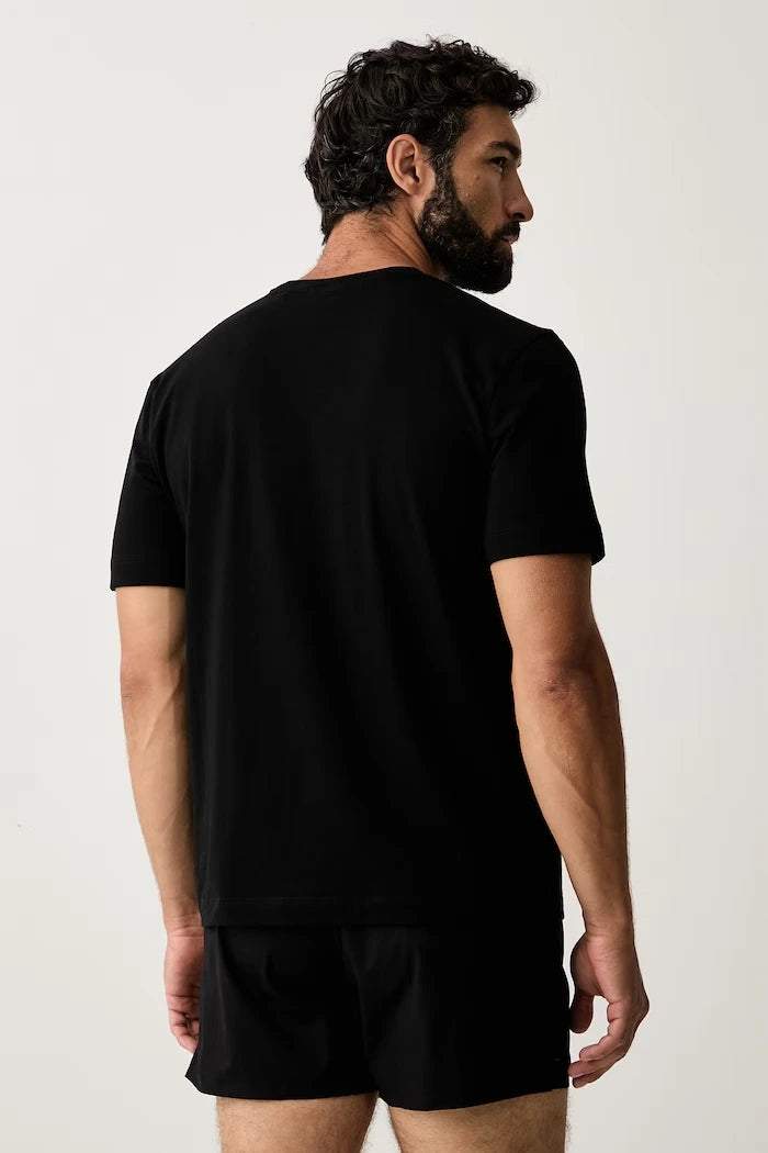 HUGO erkek iki parçalı pamuklu pijama SOREN SHORT SET
