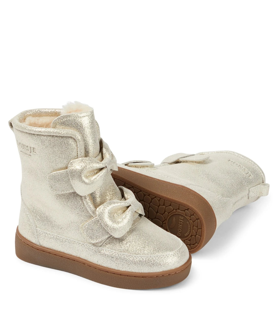 Donsje - Isa metallic leather boots