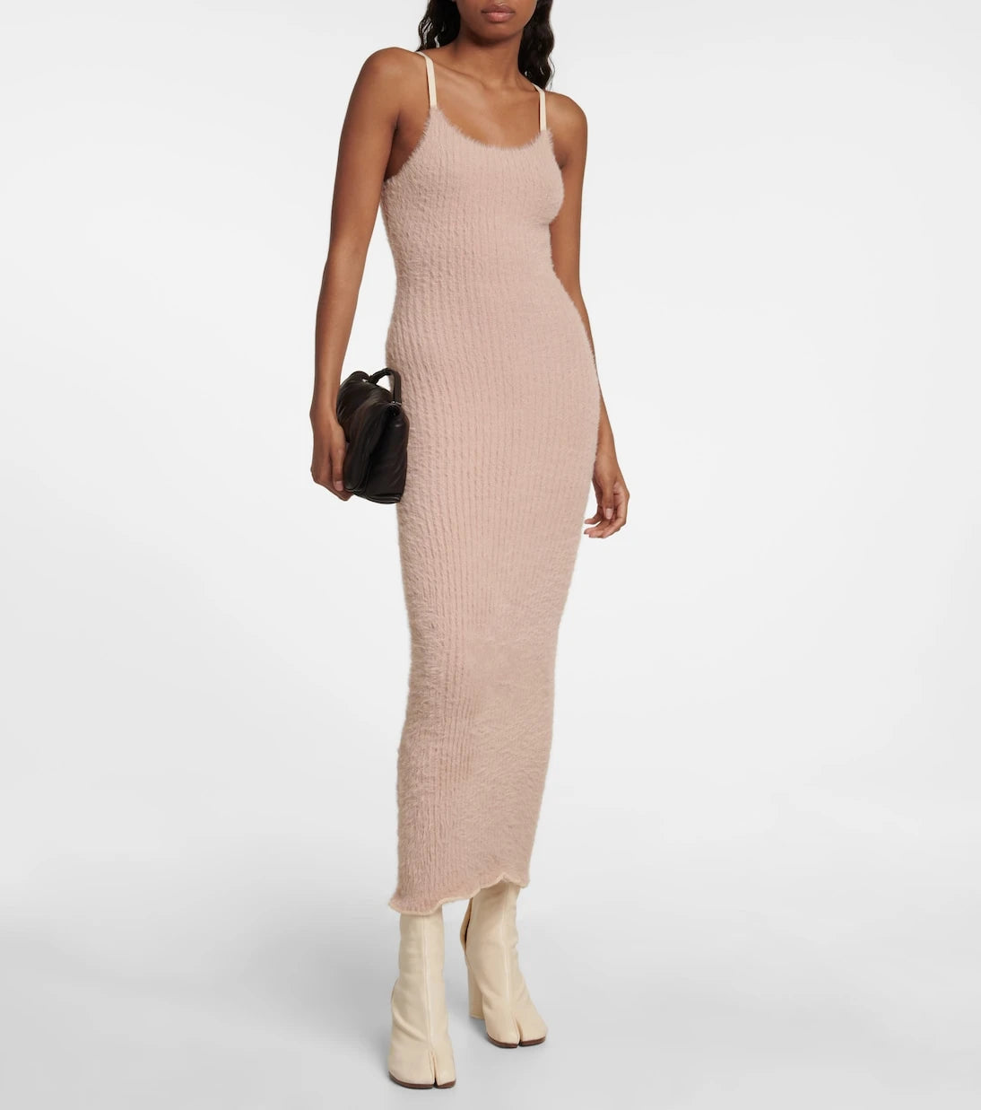 MM6 Maison Margiela - Ribbed-knit midi dress