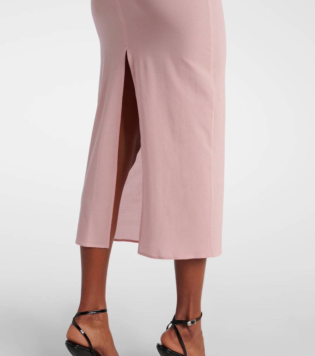Magda Butrym - Ruched silk-blend midi dress