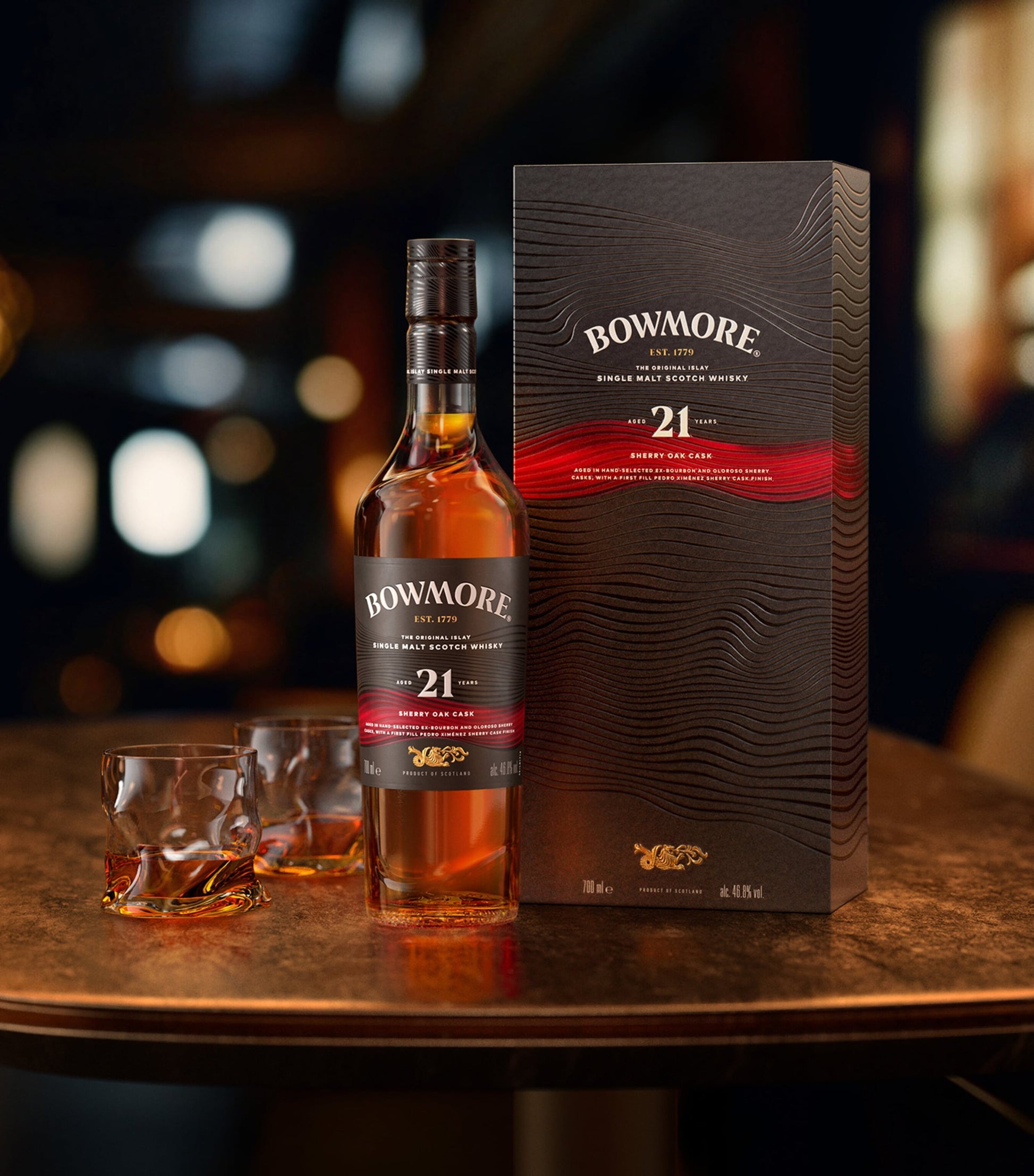 Bowmore 21-Year-Old Sherry Oak Cask Single-Malt Scotch Whisky (70cl)