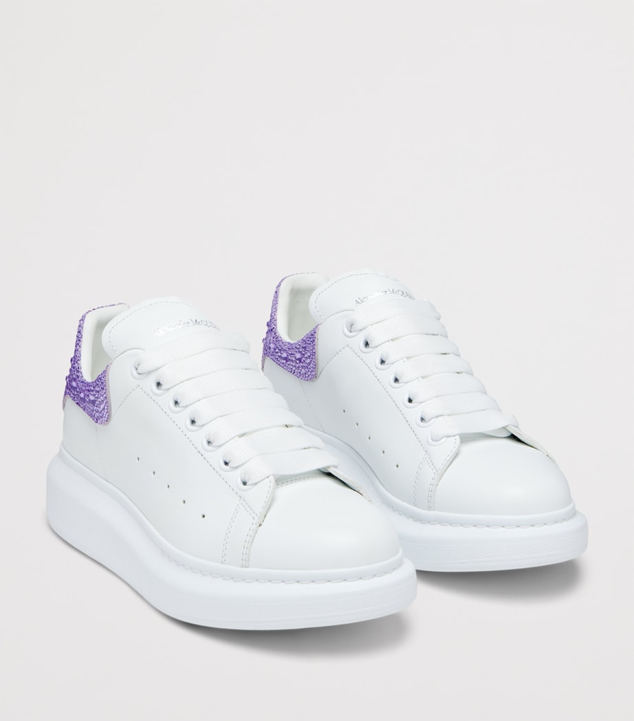 White Leather Oversized Sneakers