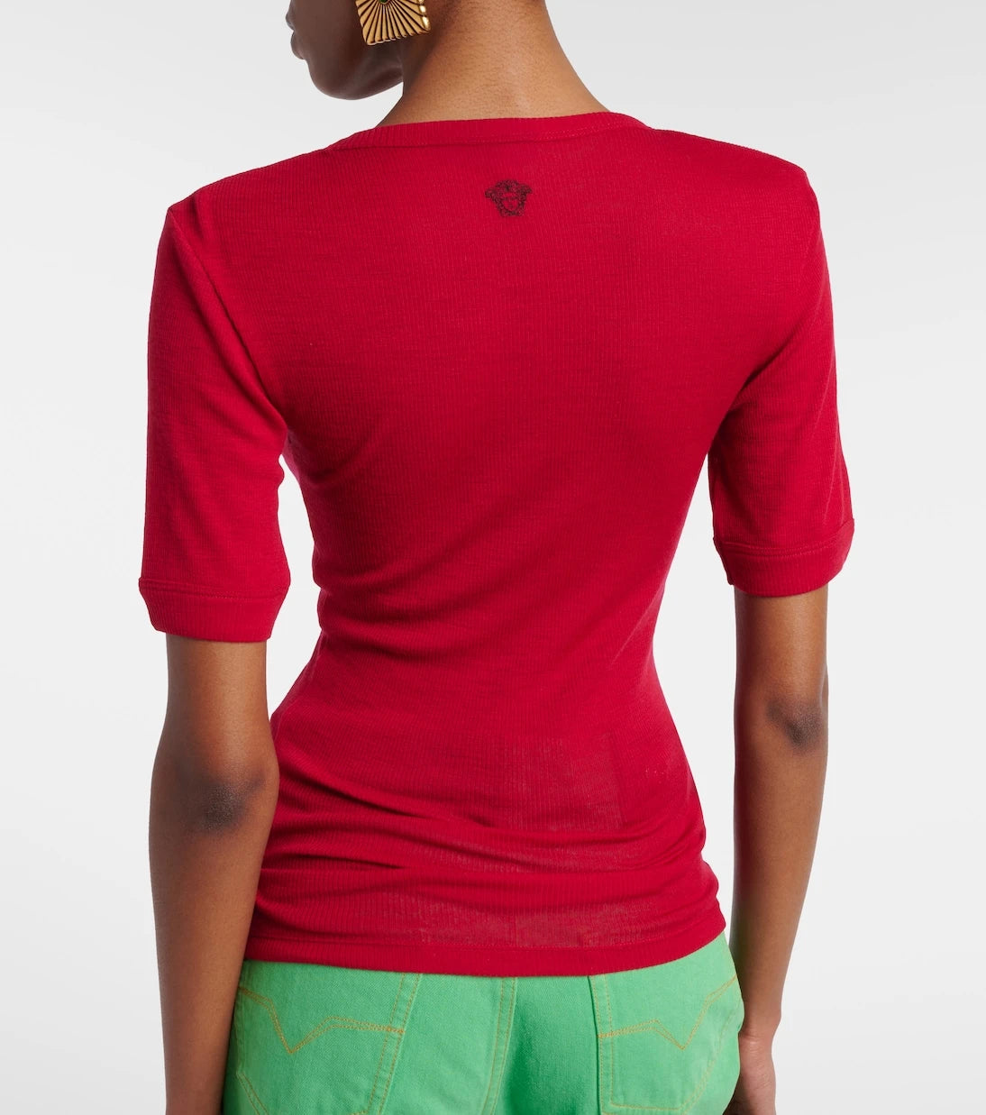 Versace - Medusa virgin wool T-shirt