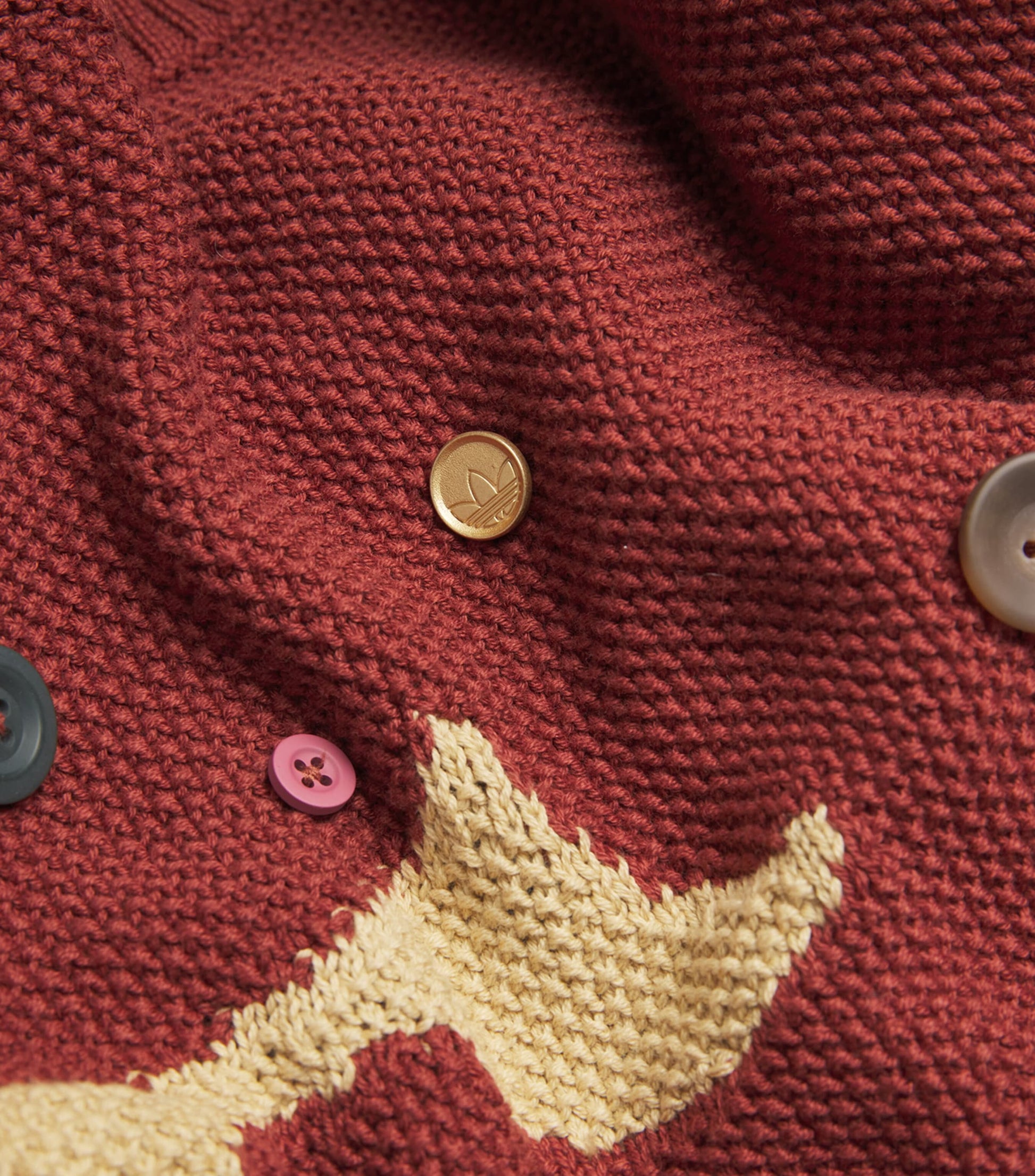 Red Originals x Song for the Mute Cotton Knit Button Sweater