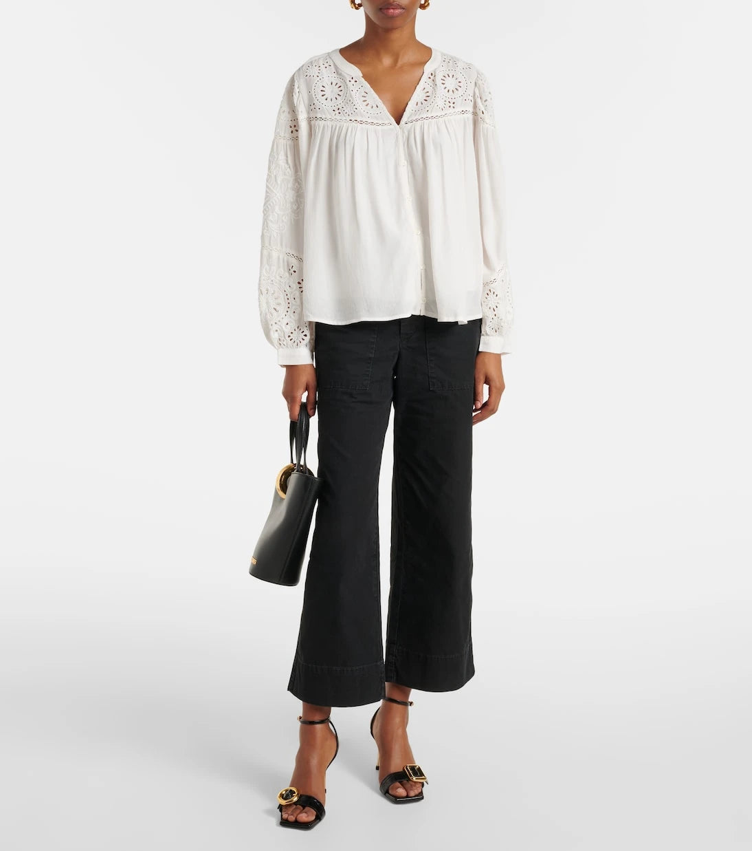 Velvet - Libby open-knit blouse