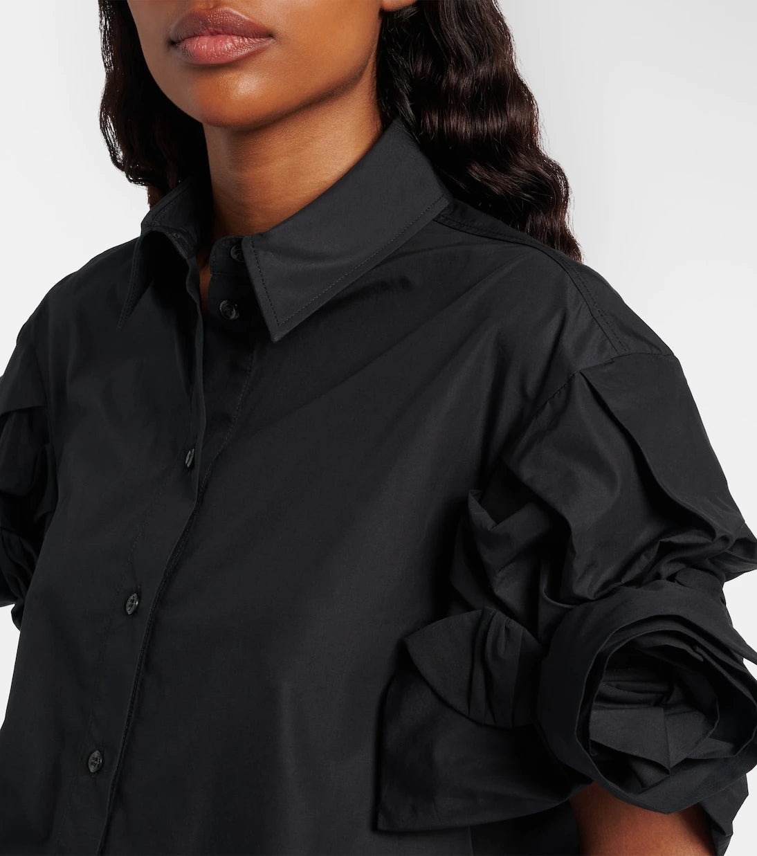 Simone Rocha - Puff-sleeve cotton shirt