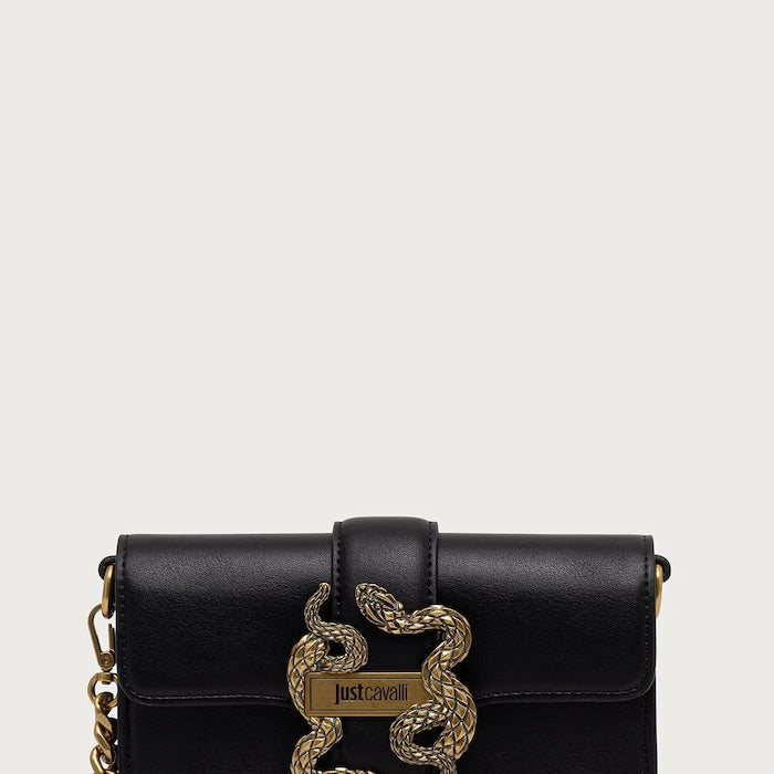 Just Cavalli suni deri kadın crossbody çanta
