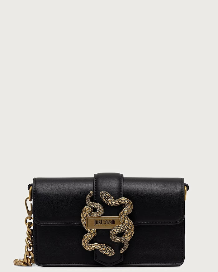 Just Cavalli suni deri kadın crossbody çanta
