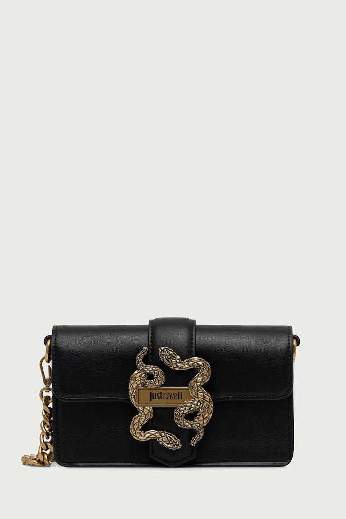 Just Cavalli suni deri kadın crossbody çanta