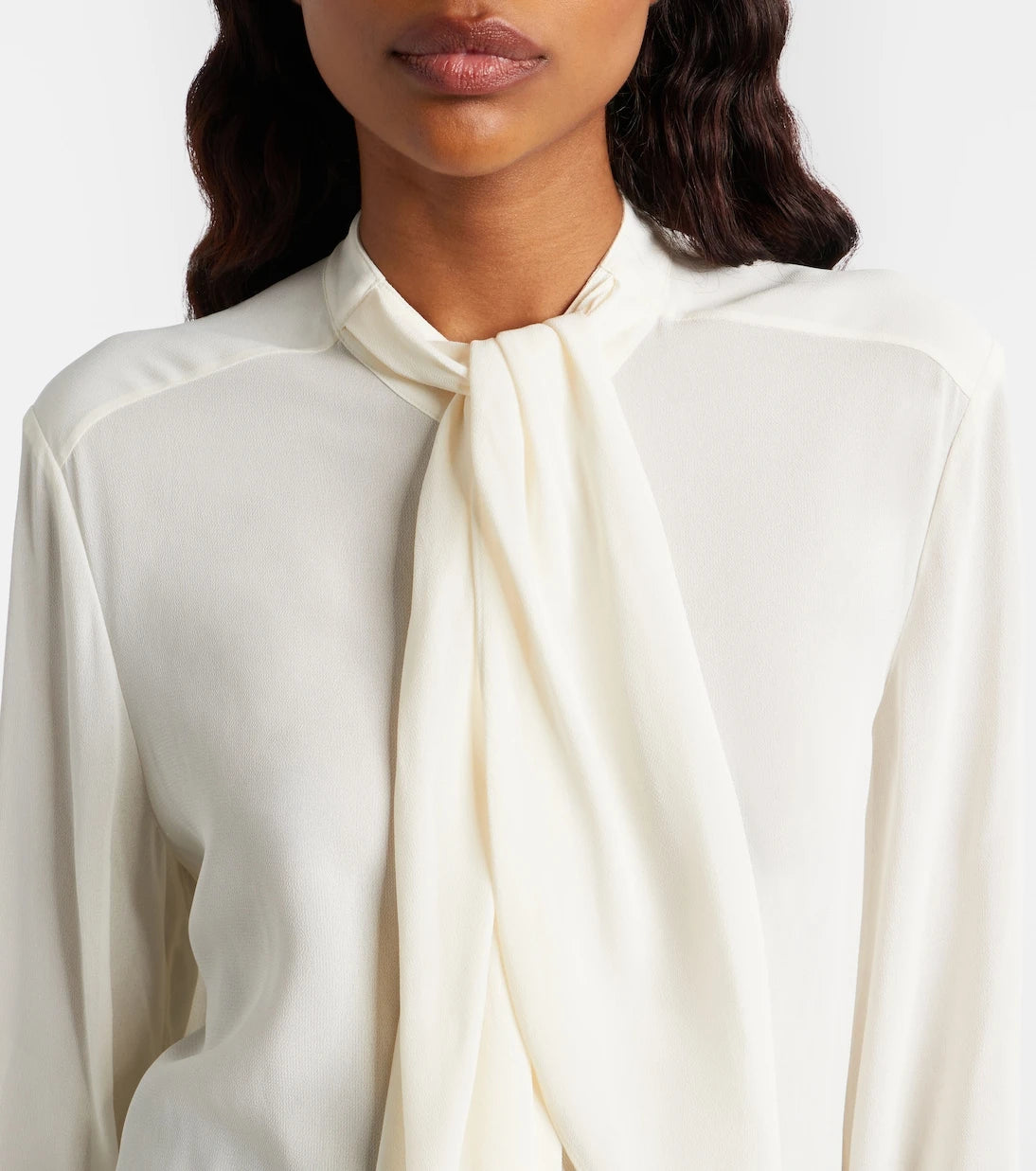 Tory Burch - Tie-neck georgette blouse