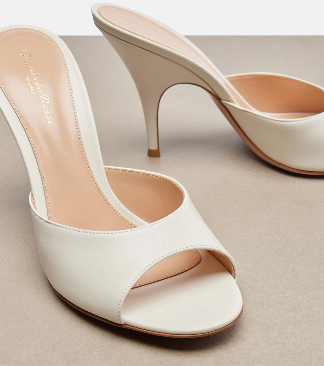 Gianvito Rossi - Sofia leather mules