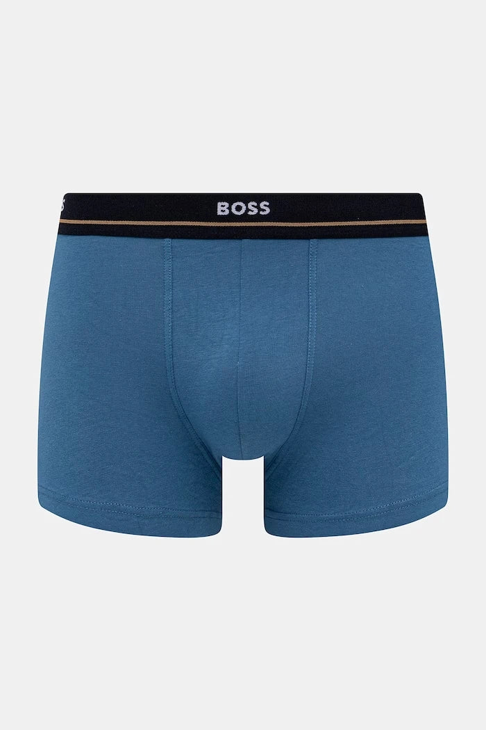 BOSS Erkek Pamuk ve Elastan Boxer Trunk 5P Essential 5’li