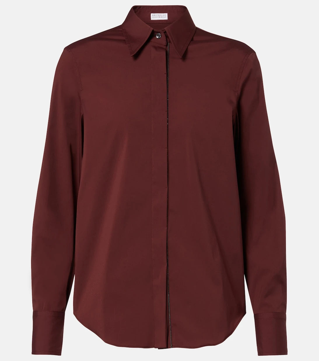 Brunello Cucinelli - Monili cotton-blend shirt