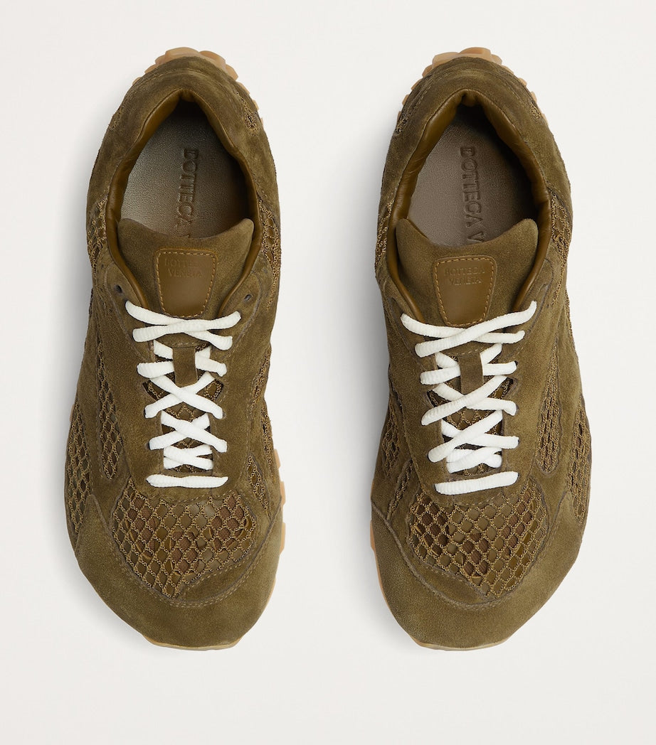 Bottega Veneta Green Low-Top Orbit Sneakers