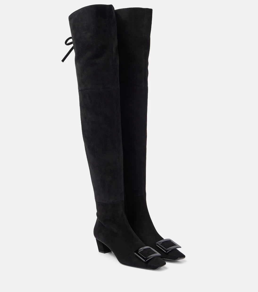 Roger Vivier - Belle Vivier 45 suede over-the-knee boots