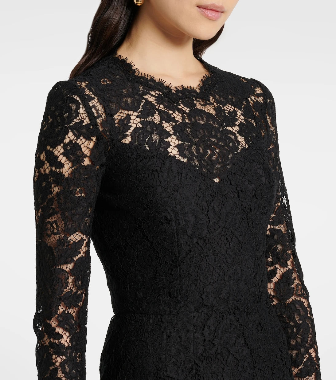 Dolce&Gabbana - DG lace midi dress