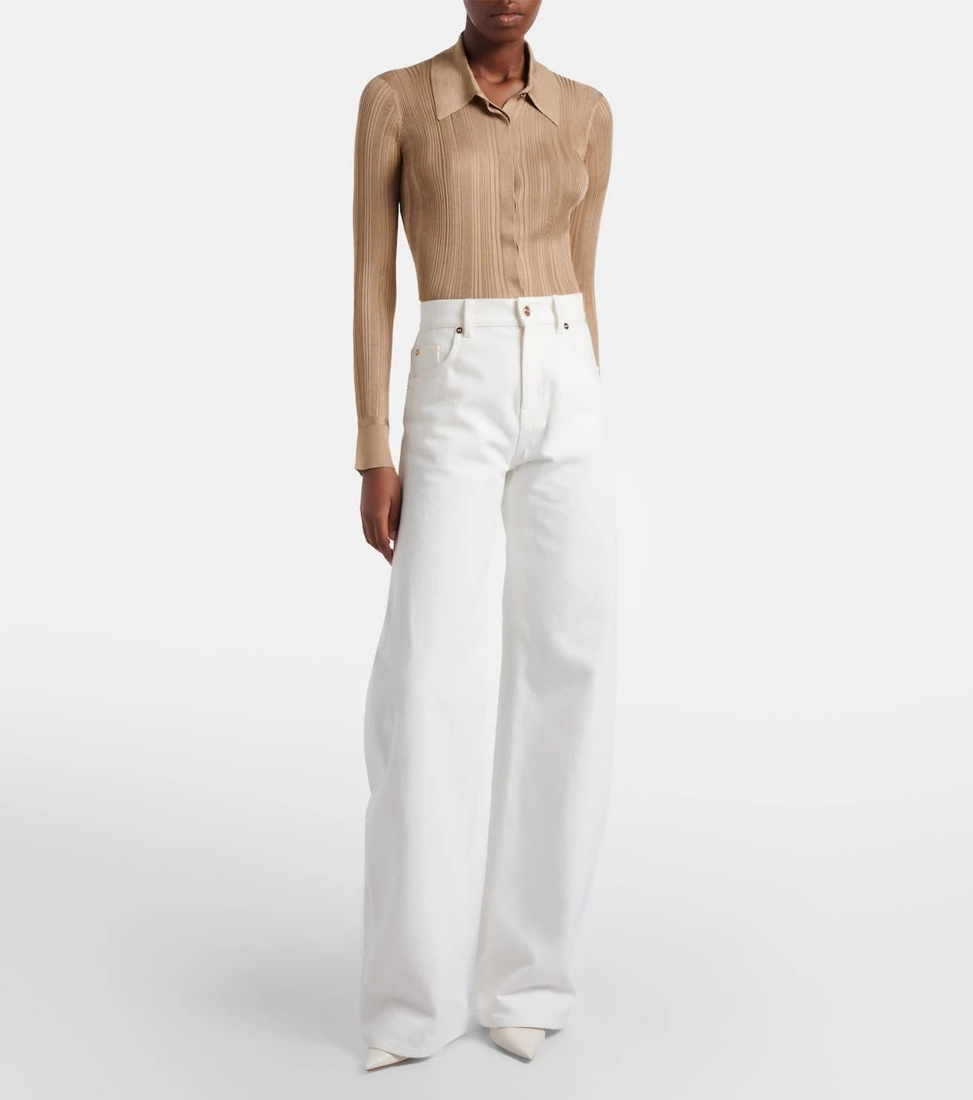 Gabriela Hearst - Tamar knitted silk shirt