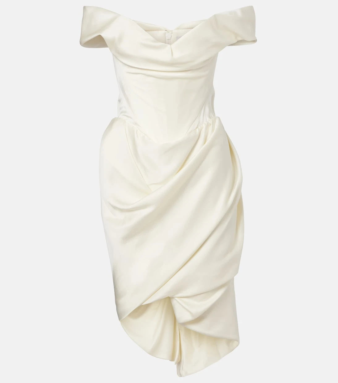 Vivienne Westwood - Nova Cora draped satin minidress