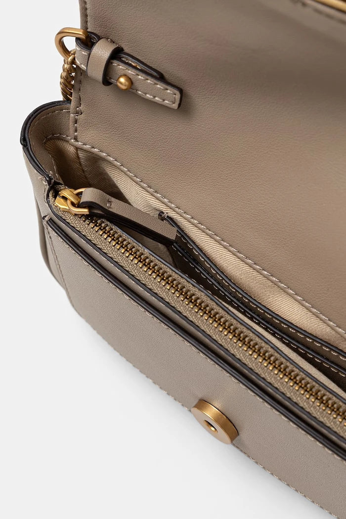Pinko чанта crossbody дамска от кожа