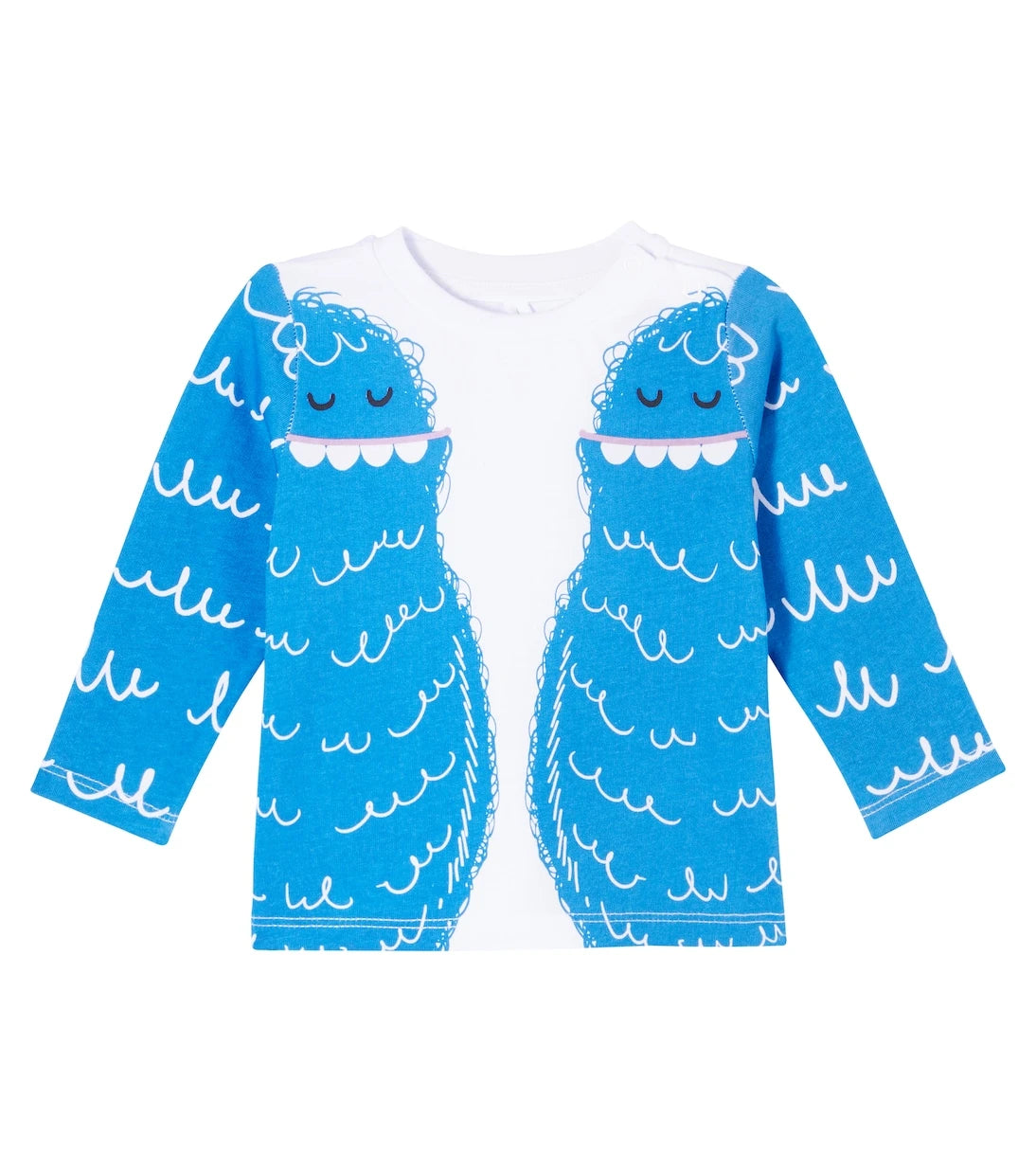Stella McCartney Kids - سويت شيرت أطفال من جيرسيه القطن المطبوع
