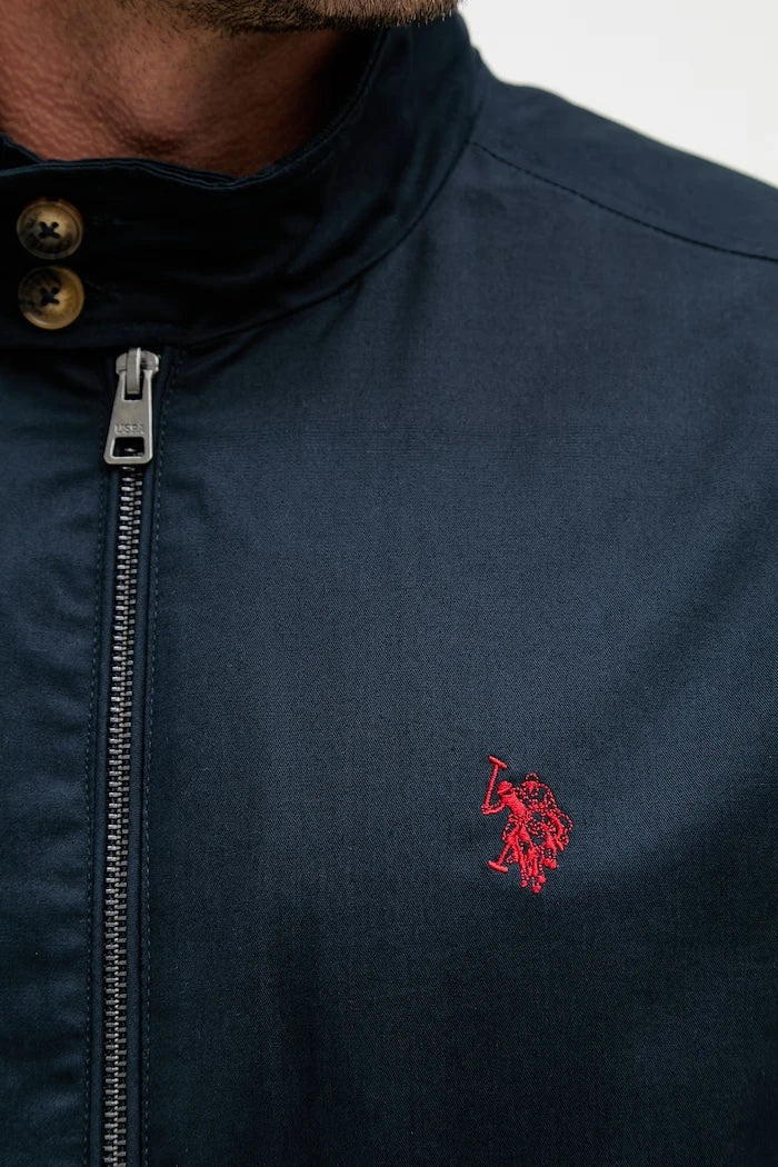 U.S. Polo Assn. Erkek Pamuklu Harrington Geçiş Montu