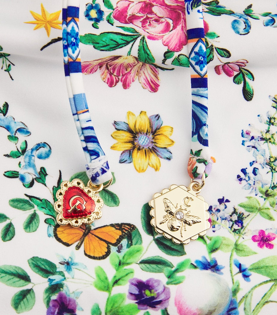 Blue Tiles Darls Ruched Underwire Swimsuit