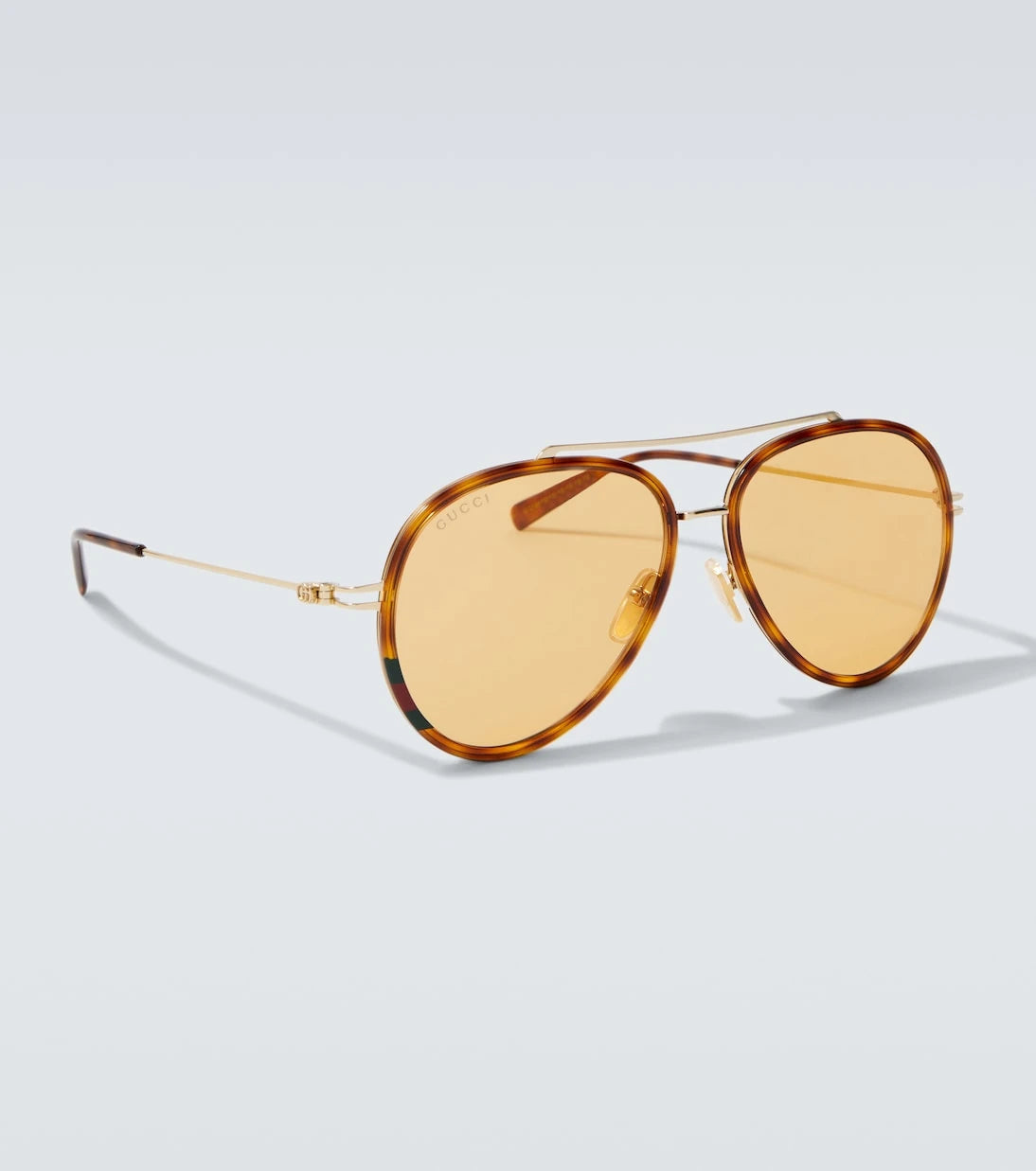 Gucci - Double G aviator sunglasses