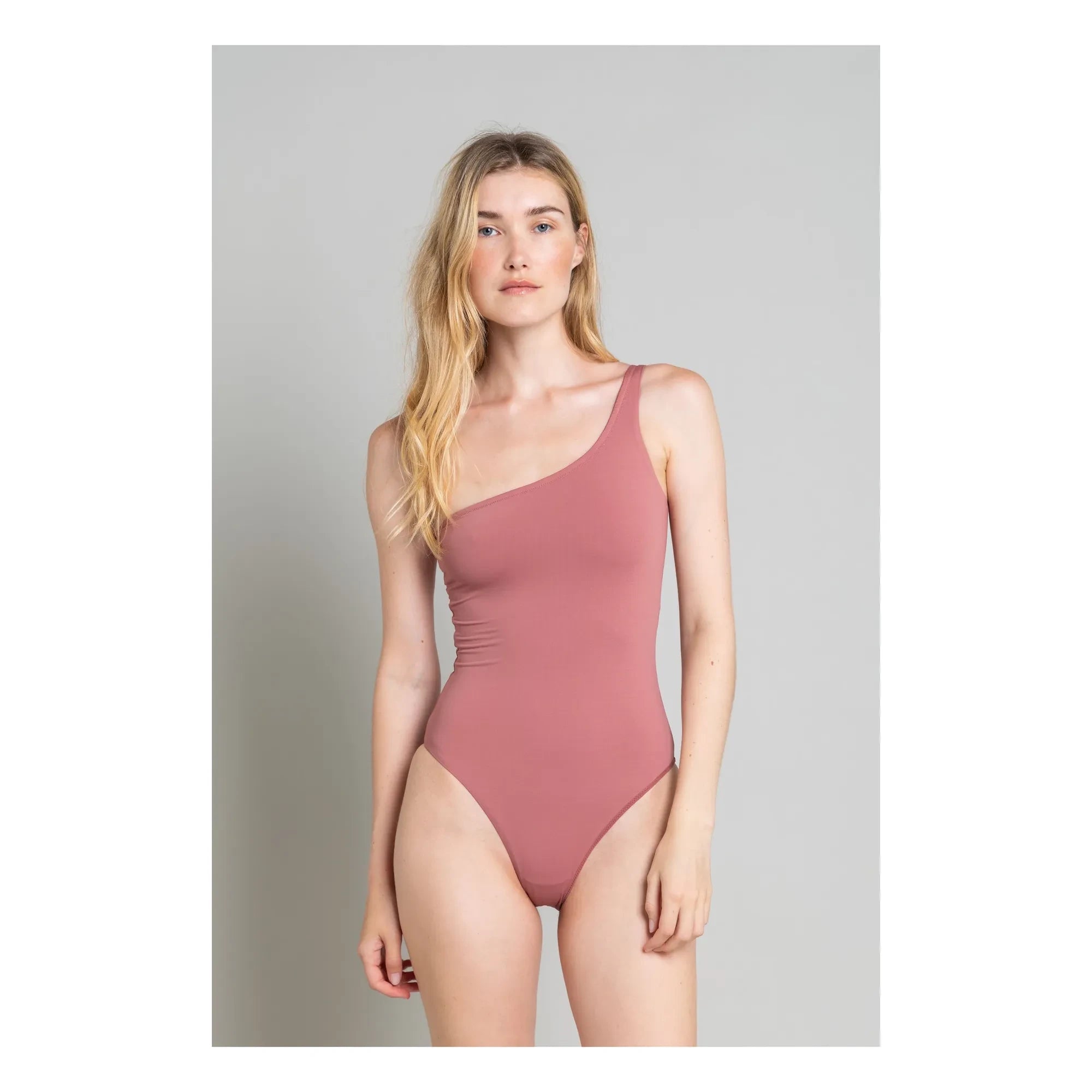 Smallable Woman - Janet Asymmetrical 1-Piece Swimsuit | Plum