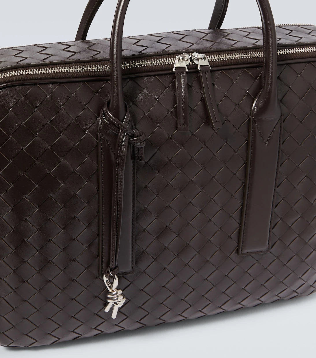 Bottega Veneta - حقيبة مستندات Intrecciato جلدية Getaway