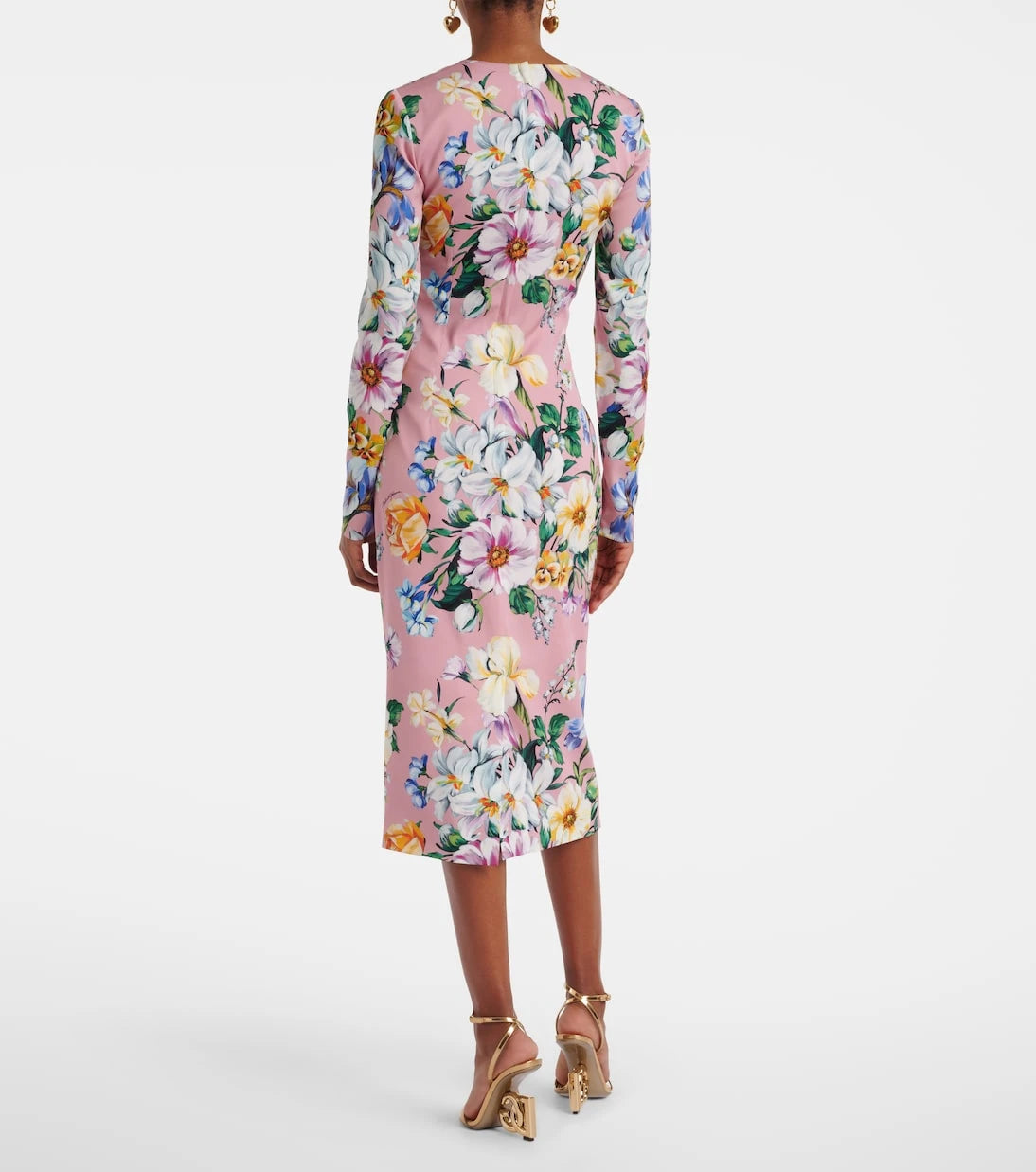 Dolce&Gabbana - Floral silk-blend midi dress