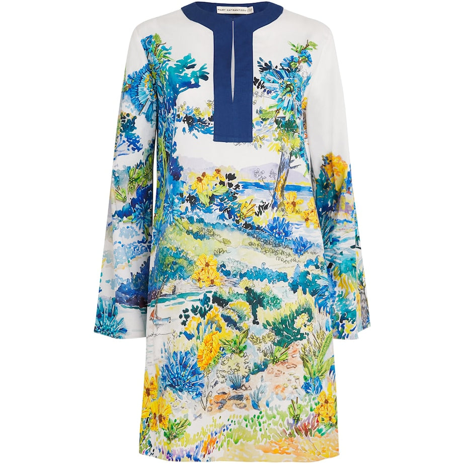Multi Printed Elsa Mini Kaftan
