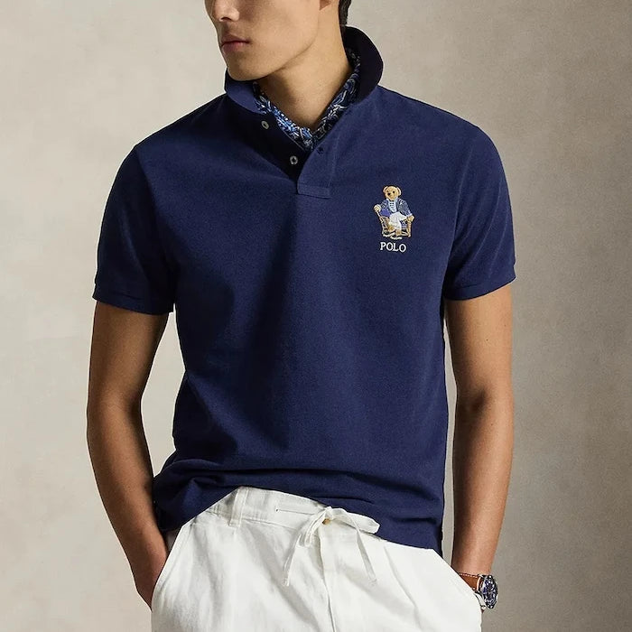 Polo Ralph Lauren тениска с яка мъжка от памук