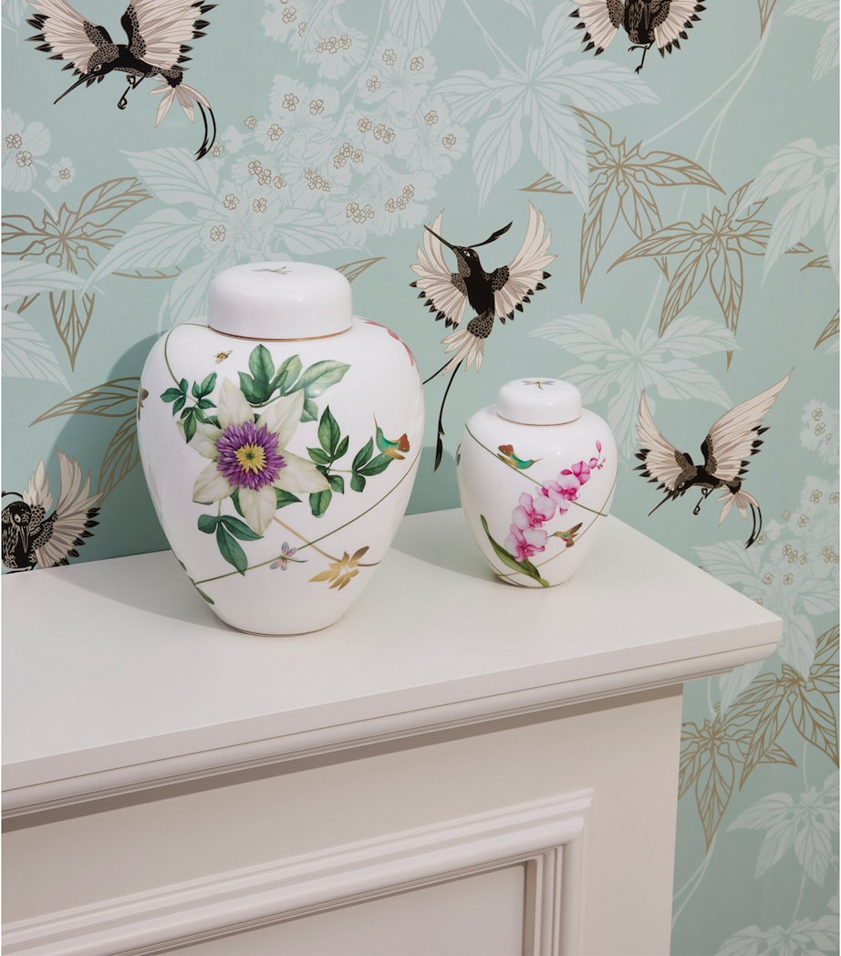 Hummingbird Lidded Vase (15cm)