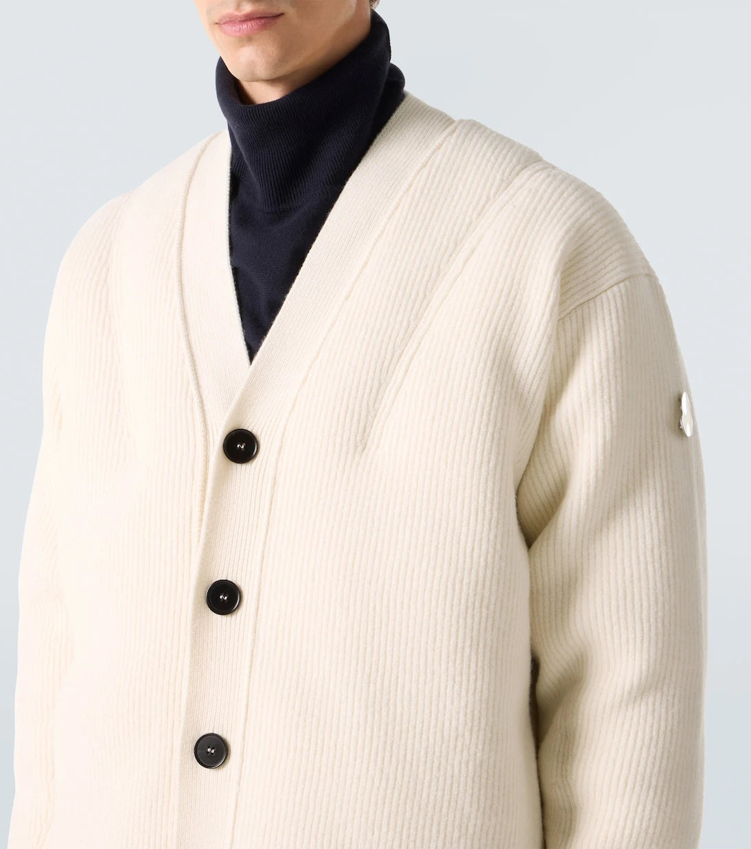 Moncler Genius - + Jil Sander virgin wool down cardigan