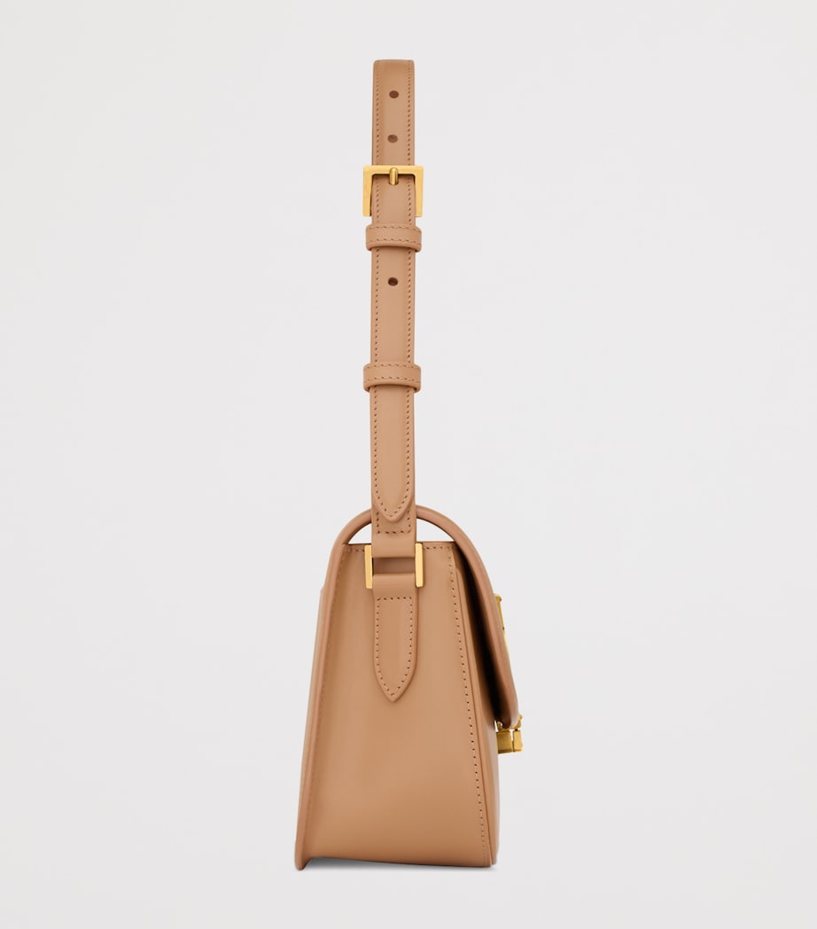 Saint Laurent Beige Medium Solferino Shoulder Bag