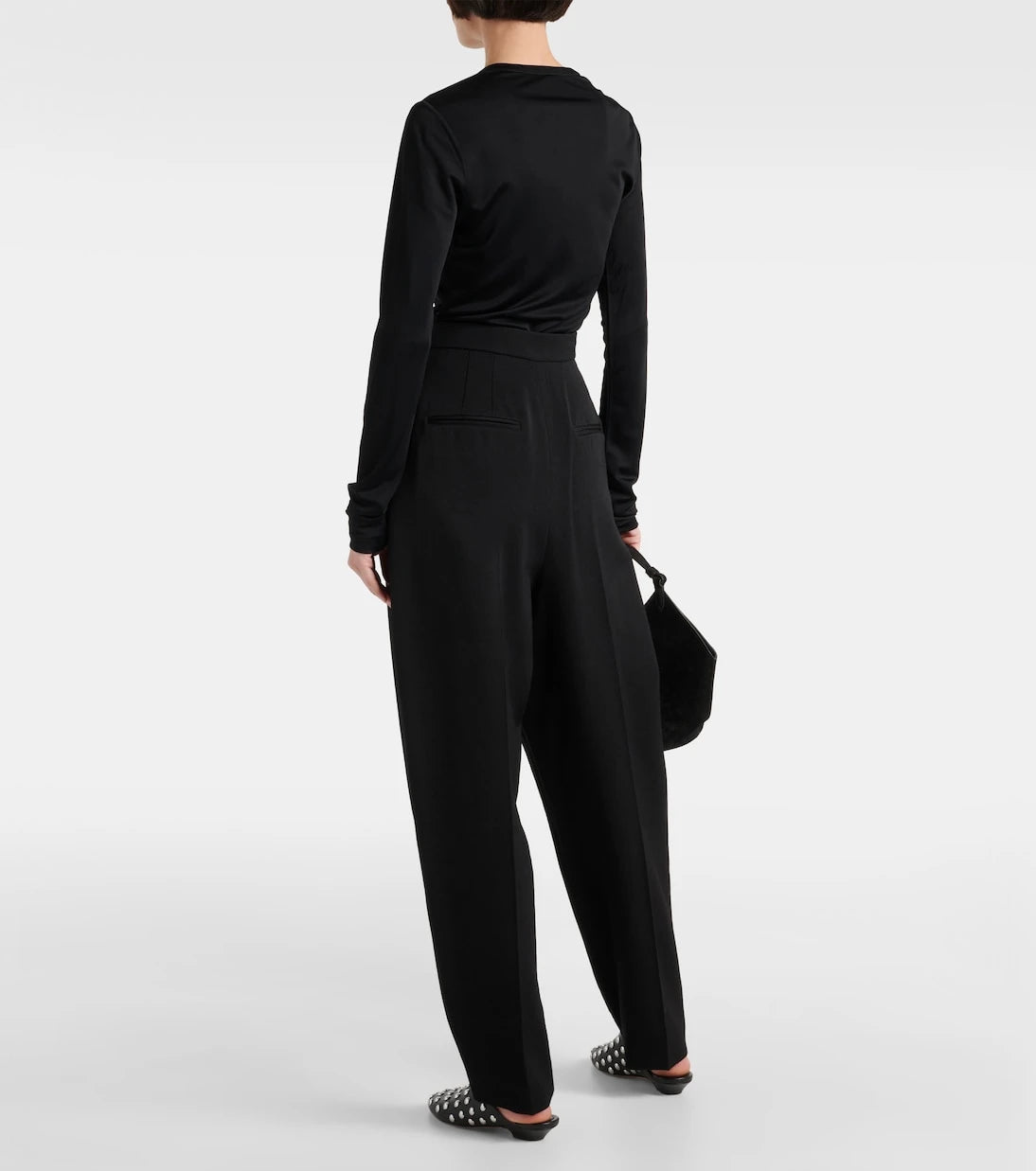 Khaite - Ashford wool-blend straight pants