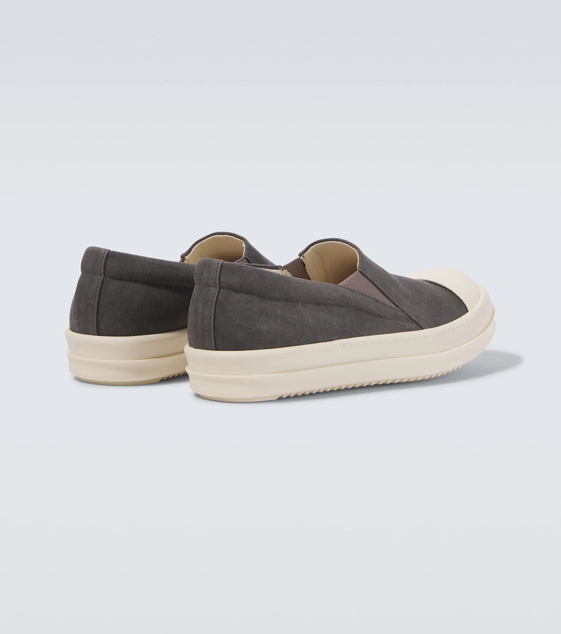 Rick Owens - Boat denim slip-on sneakers